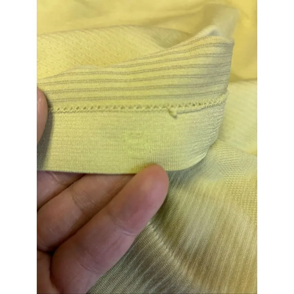 Lululemon Short Sleeve Swiftly Tech 2.0 in Yellow Size 8